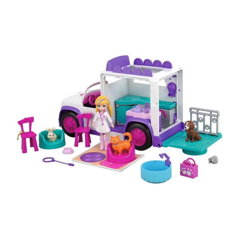 Polly Pocket Cuddle n Care Mobile Vet