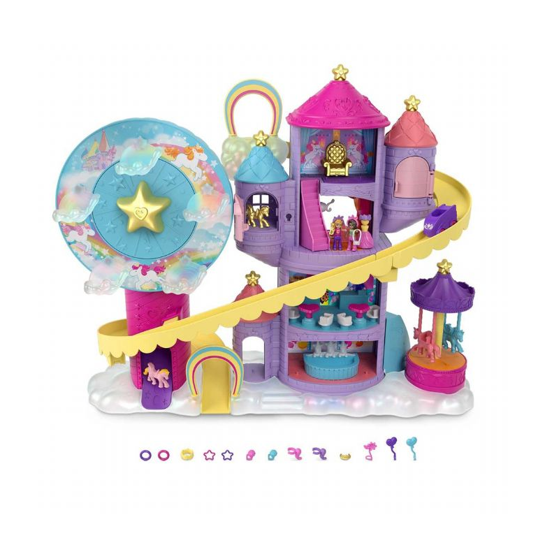 Polly Pocket Rainbow Funland Playset