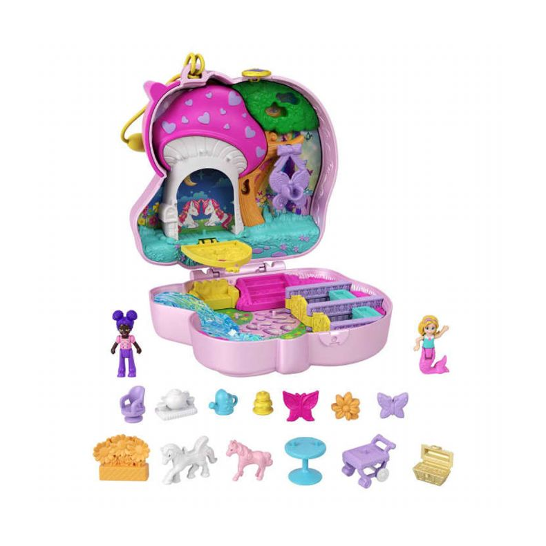 Polly Pocket Unicorn Forest Compact