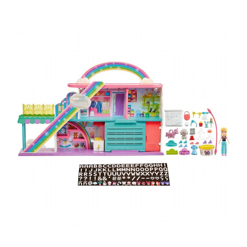 Polly Pocket Adventures Rainbow Mall
