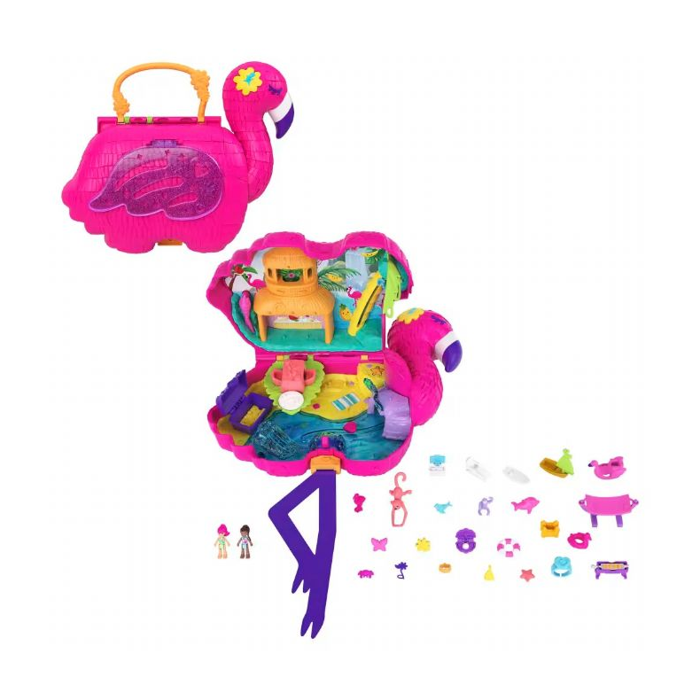 Polly Pocket Flamingo Party