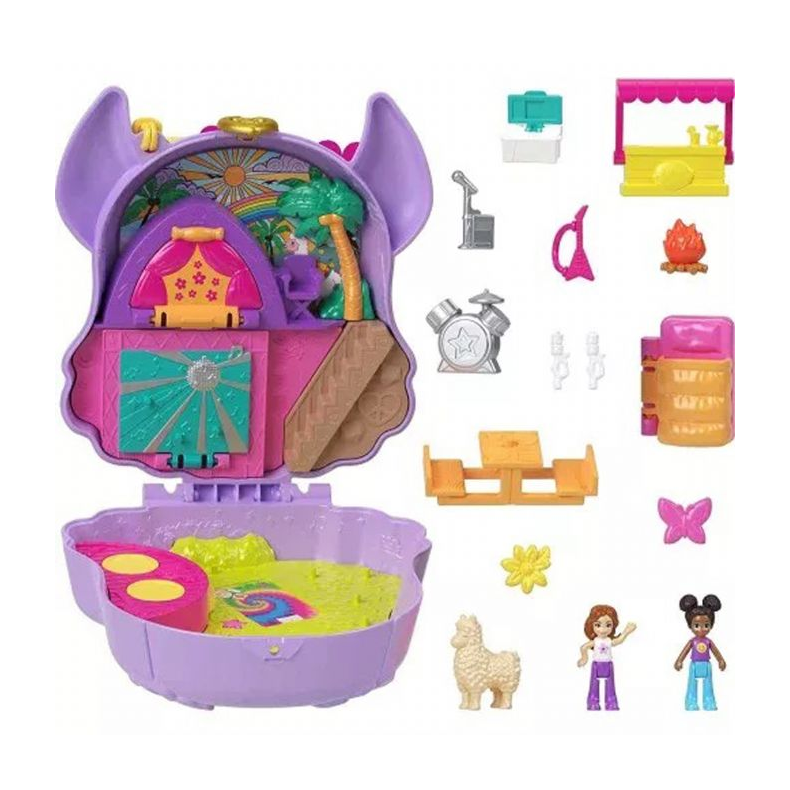 Polly Pocket Llama Camp