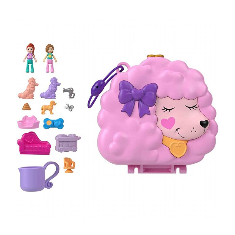 Polly Pocket Groom &amp; Glam Poodle