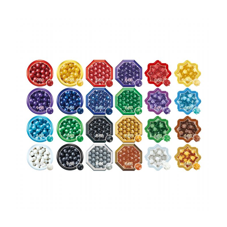 Aquabeads Pakke med Skinnende Perler