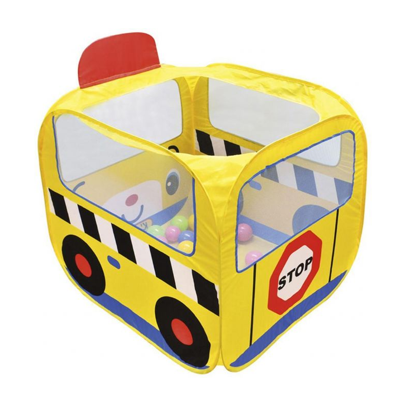 Skolebus med Legebolde