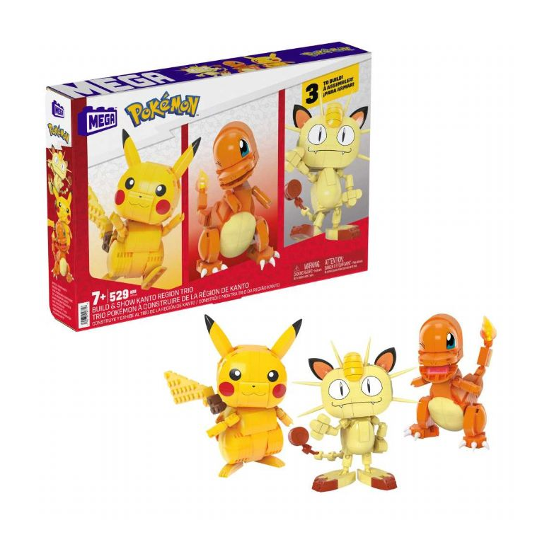 Mega Construx Pokemon Kanto Region Trio