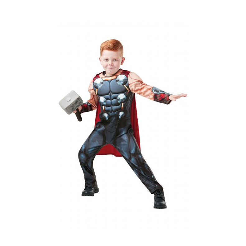 Avengers brnekostume Thor Deluxe 116 cm