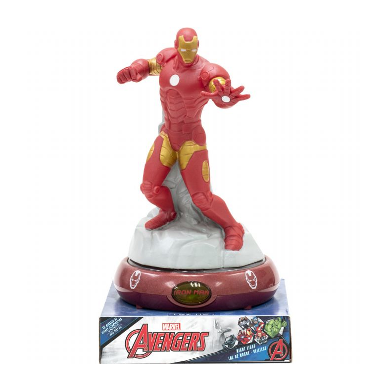 Iron Man 3D Figur Natlampe