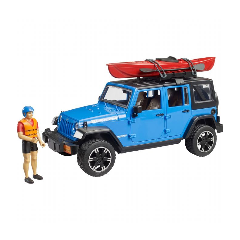 Jeep Wrangler Rubicon Unlimited og Kajak