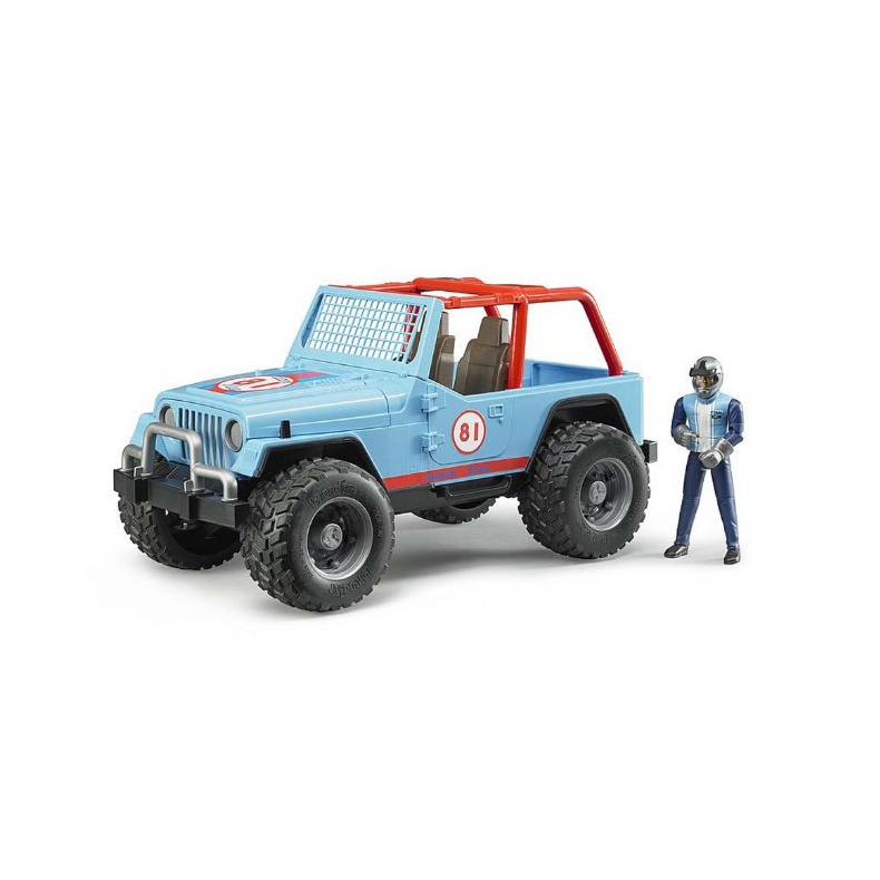 Jeep Cross Racer Wrangler m. figur