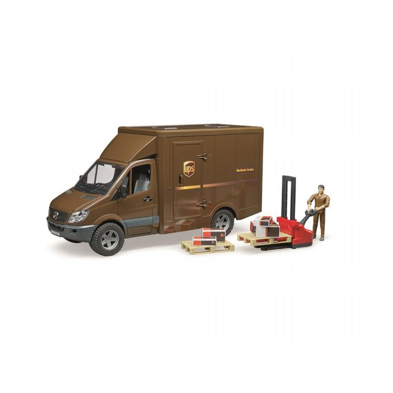Mercedes Sprinter UPS Bil med Chauffr