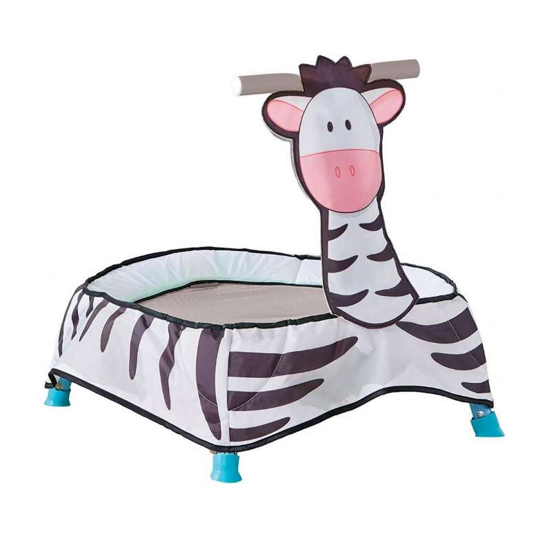 Min frste trampolin zebra