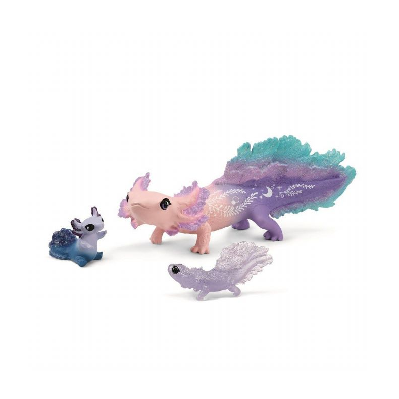 De tre axolotler