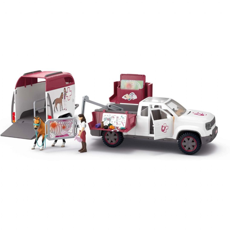 Schleich Mobil Dyrlge med Trailer