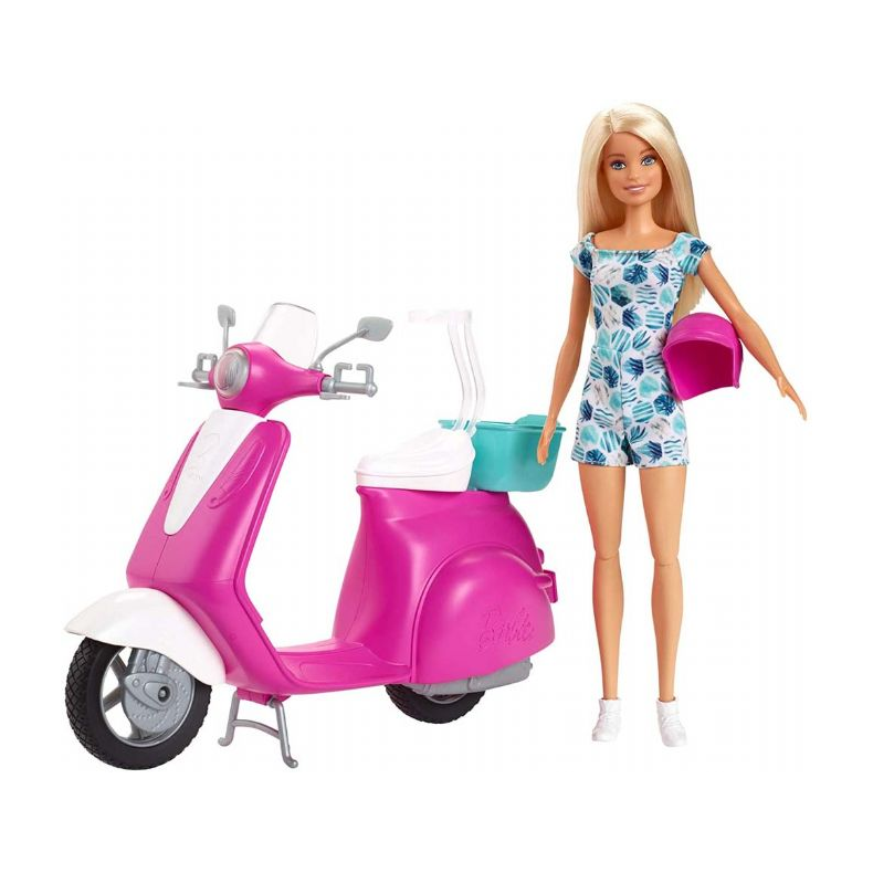 Barbie Scooter med Dukke