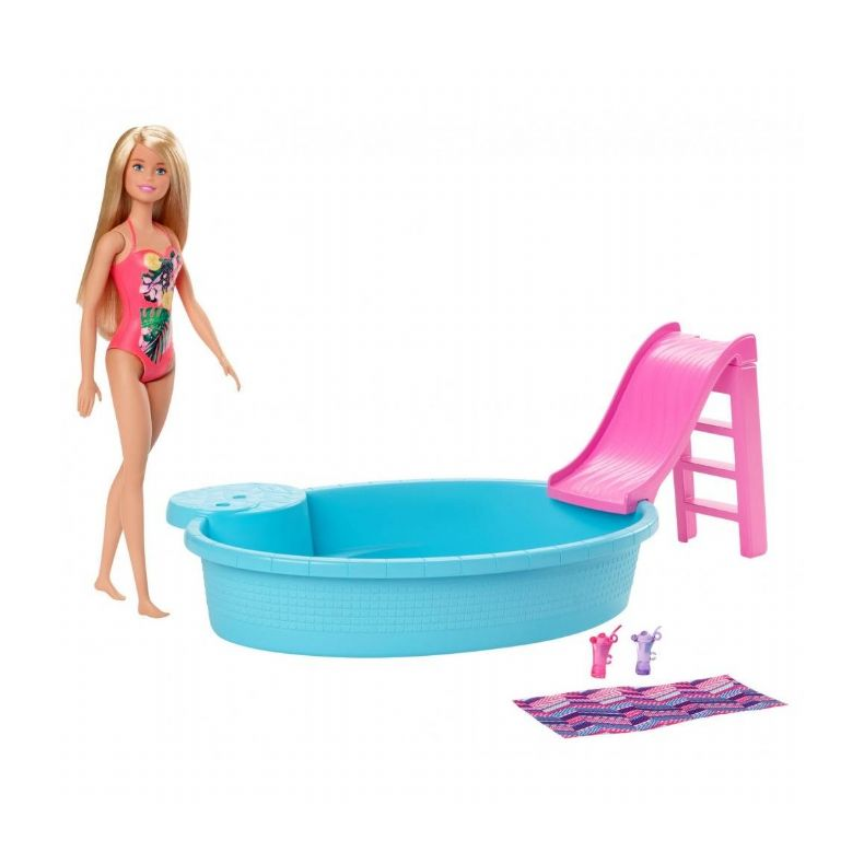 Barbie pool og dukke