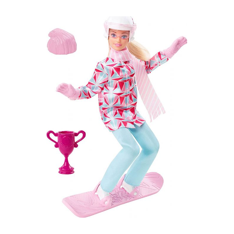 Barbie Snowboarder Dukke