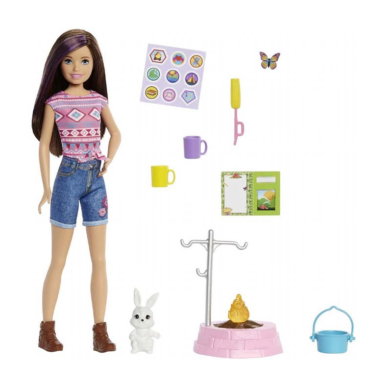 Barbie Camping Skipper Dukke