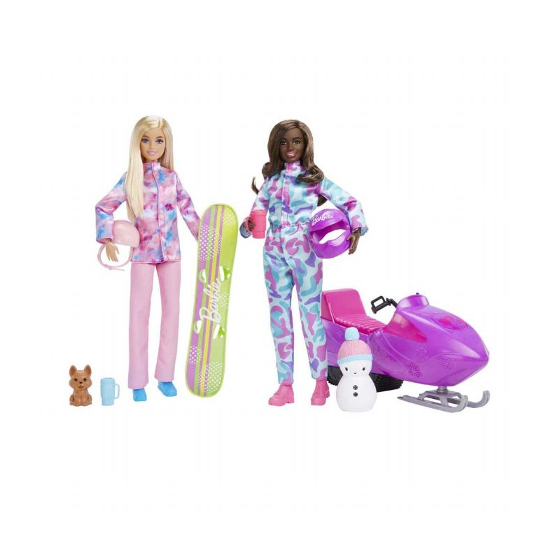 Barbie Winter Sports Playset Dukker