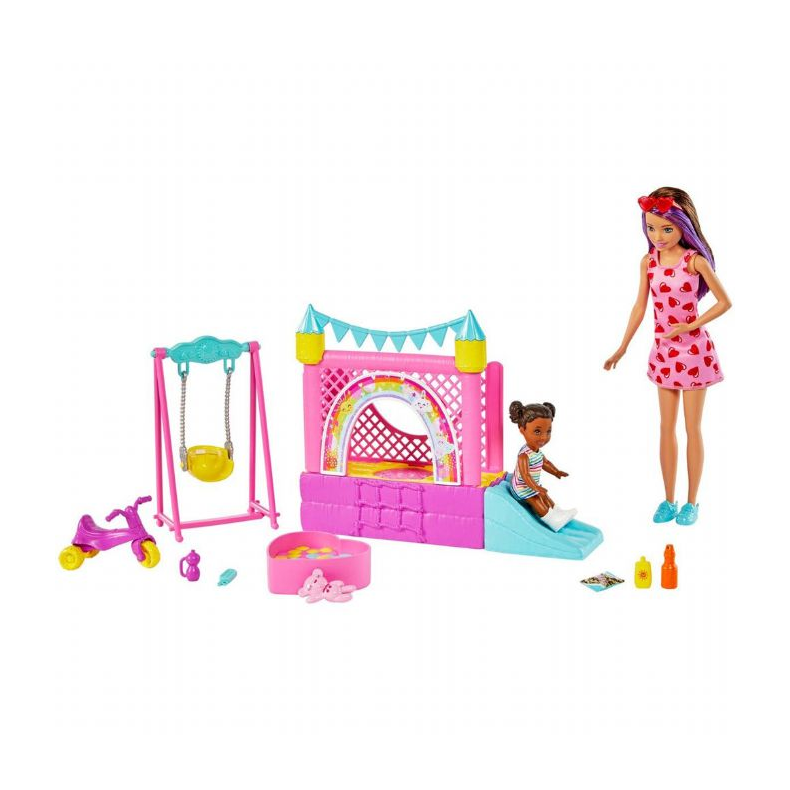 Barbie Babysitter Bounce House