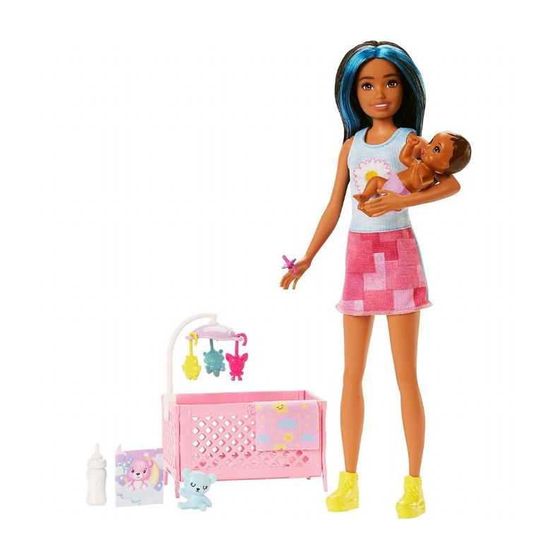 Barbie Skipper Babysitter Crib Playset