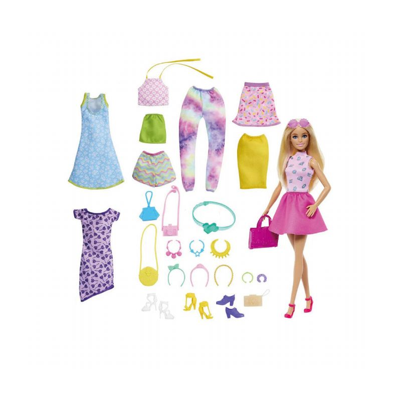 Barbie Mix&Match Dukke med Tilbehr