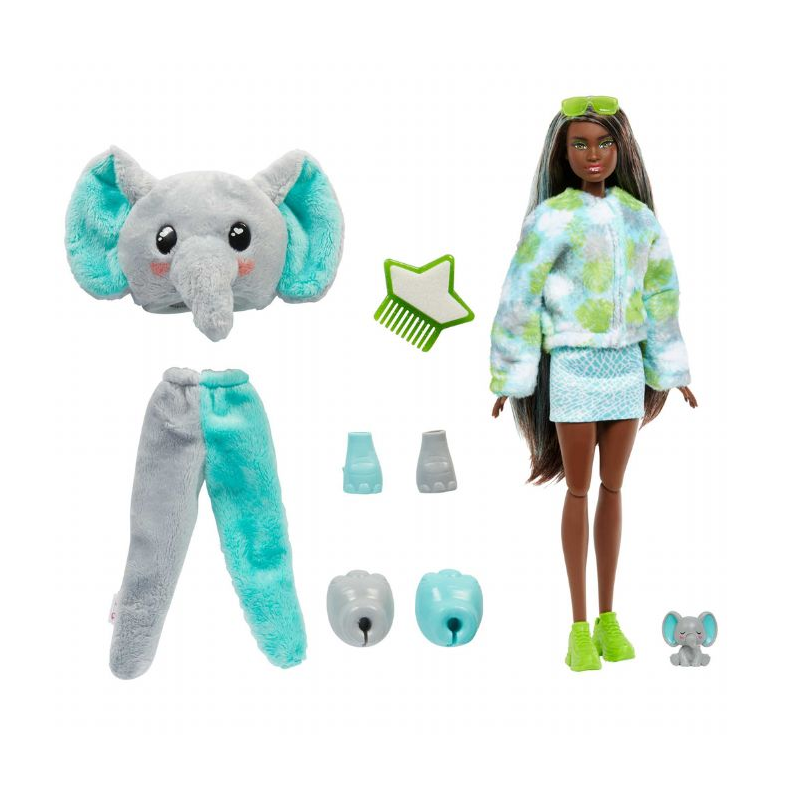 Barbie Cutie Elefant Dukke