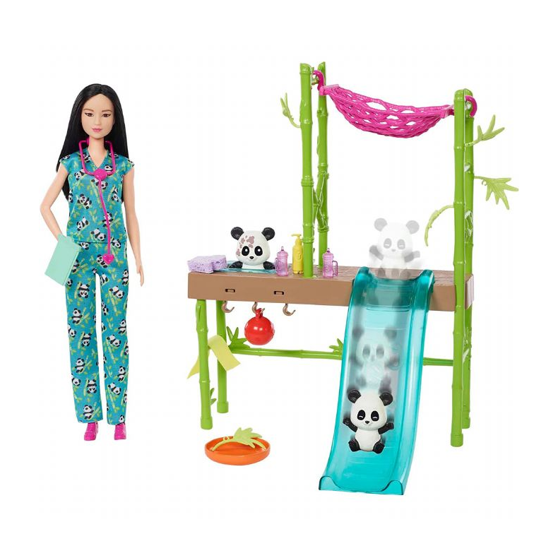 Barbie Panda Rescue Playset