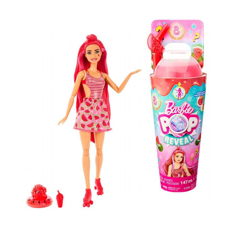 Barbie Pop Reveal Dukke Vandmelon