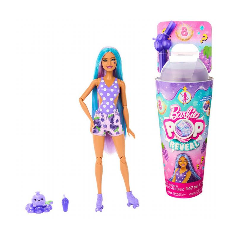 Barbie Pop Reveal Dukke Druesaft