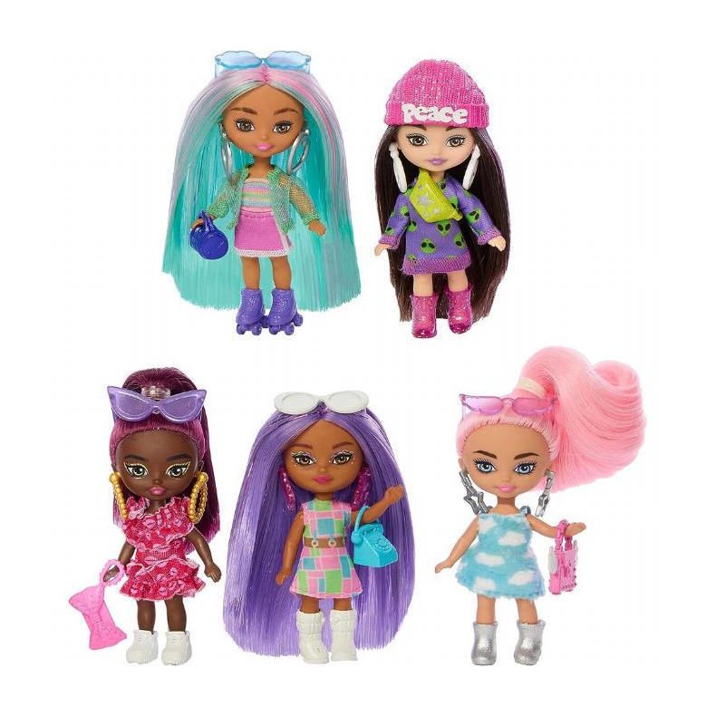 Barbie Extra Mini Dukker 5-pack