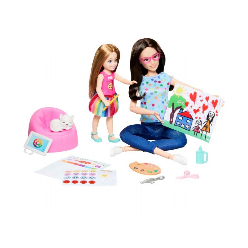 Barbie Kunstterapi Dukke Playset