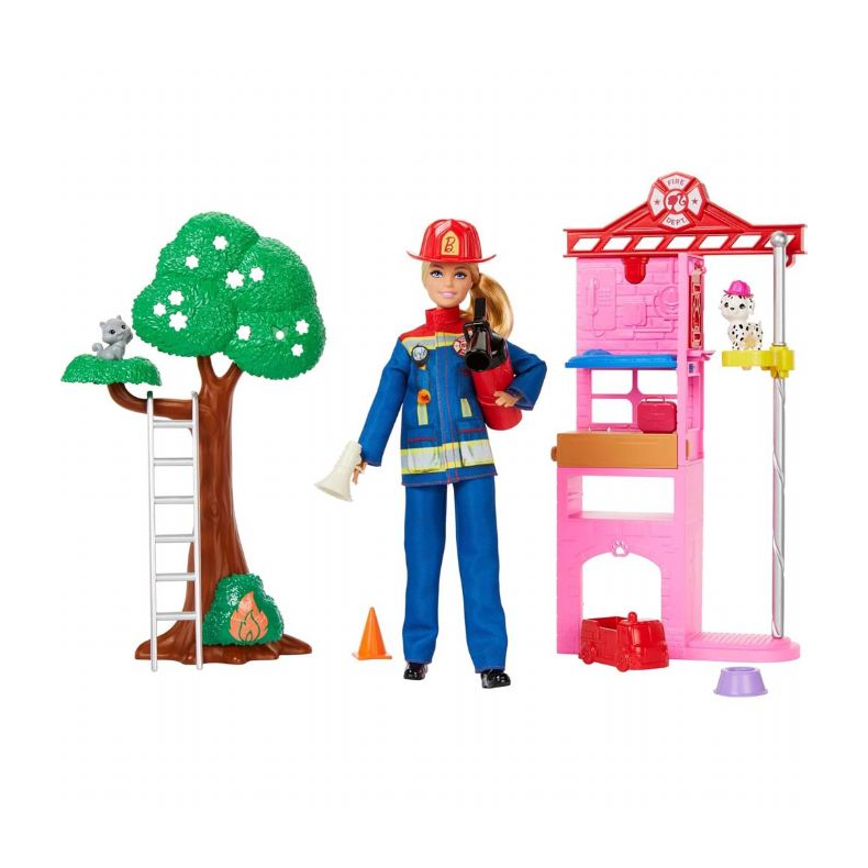 Barbie Karriere Brandbekmper Playset