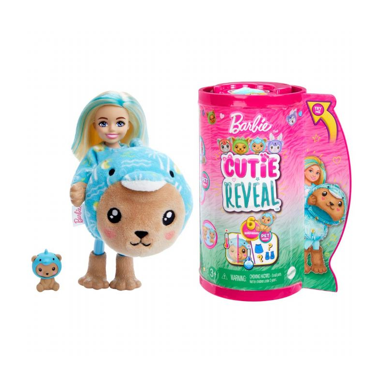 Barbie Cutie Chelsea Teddy Dolphin Dukke