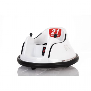 Bumper Car, 6V, Hvid