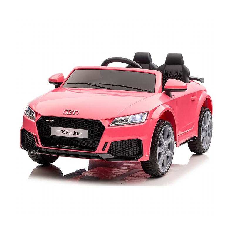 Audi TT TS Roadster pink 12V, gummihjul