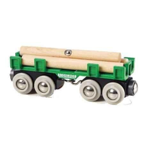 Brio Togvogn med tmmer