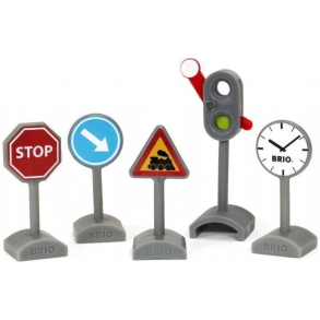 Trafikskilte, st med 5 stk.