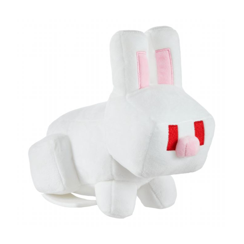 Minecraft White Rabbit Bamse 20 cm