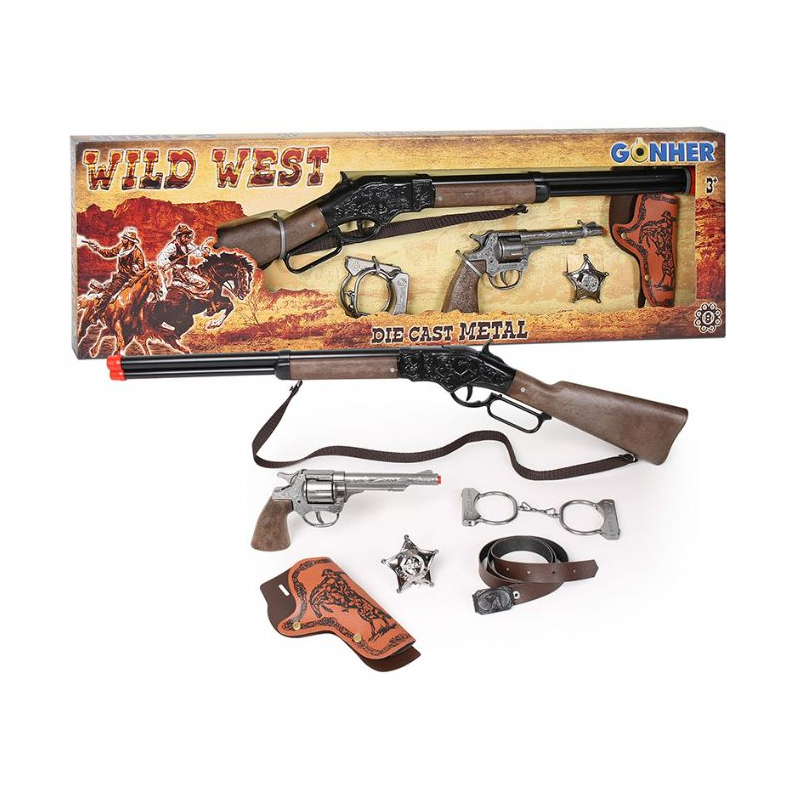 Wild West Revolver og Riffel St