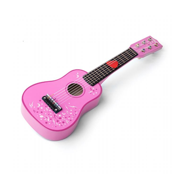 Pink guitar