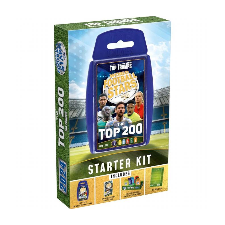 Top Trumps World Fodboldstjerner Top 200