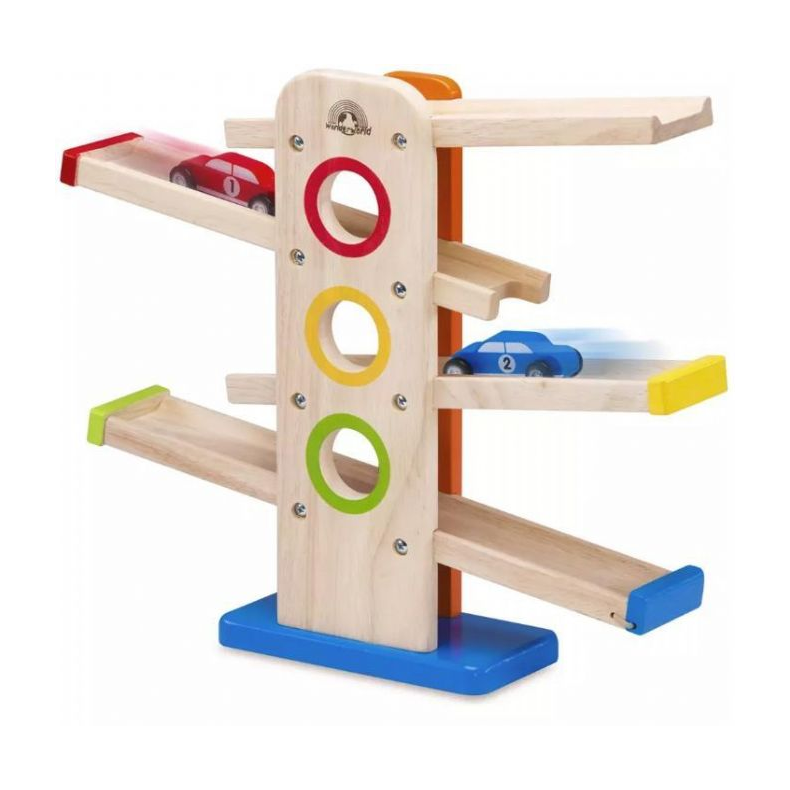 Kuglebane med racerbiler