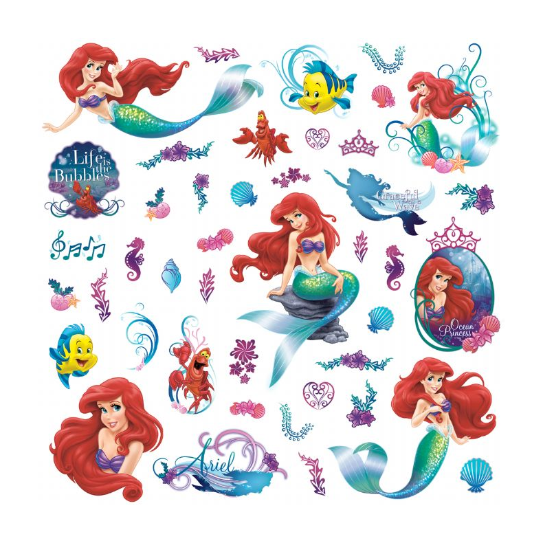 Den Lille Havfrue Ariel wallstickers