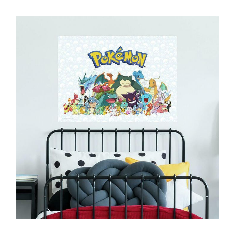 Pokemon Kmpe Wallsticker 65x90 cm