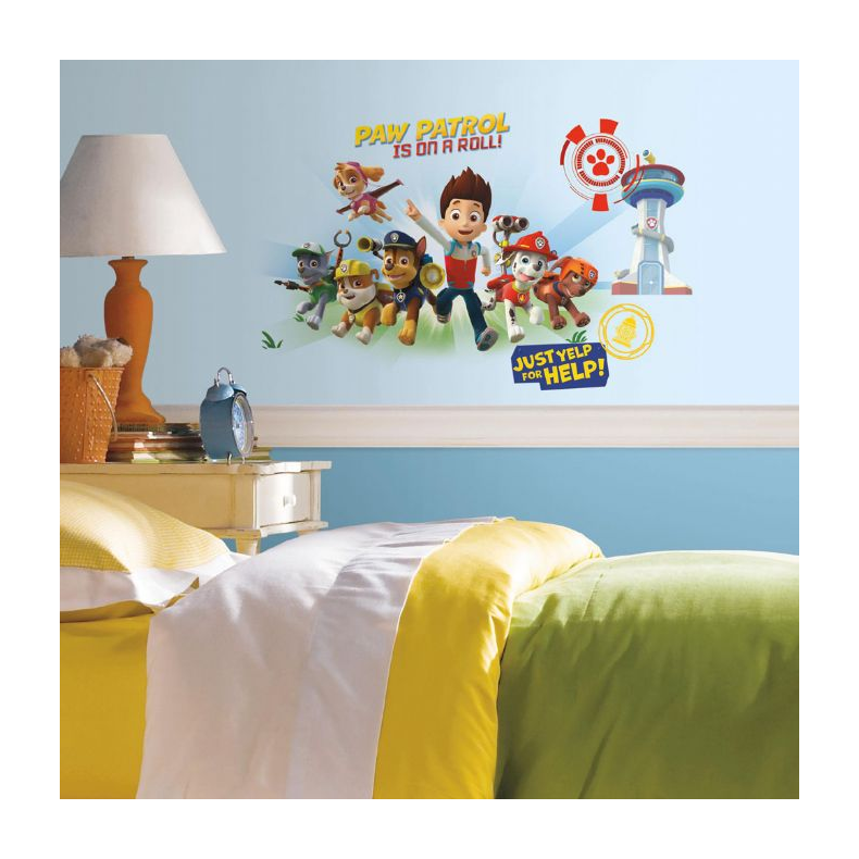 Paw Patrol Kmpe Wallstickers