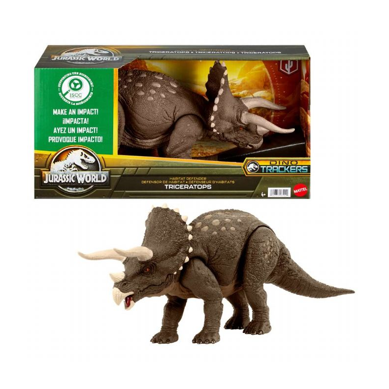 Jurassic World Triceratops Habit Defende