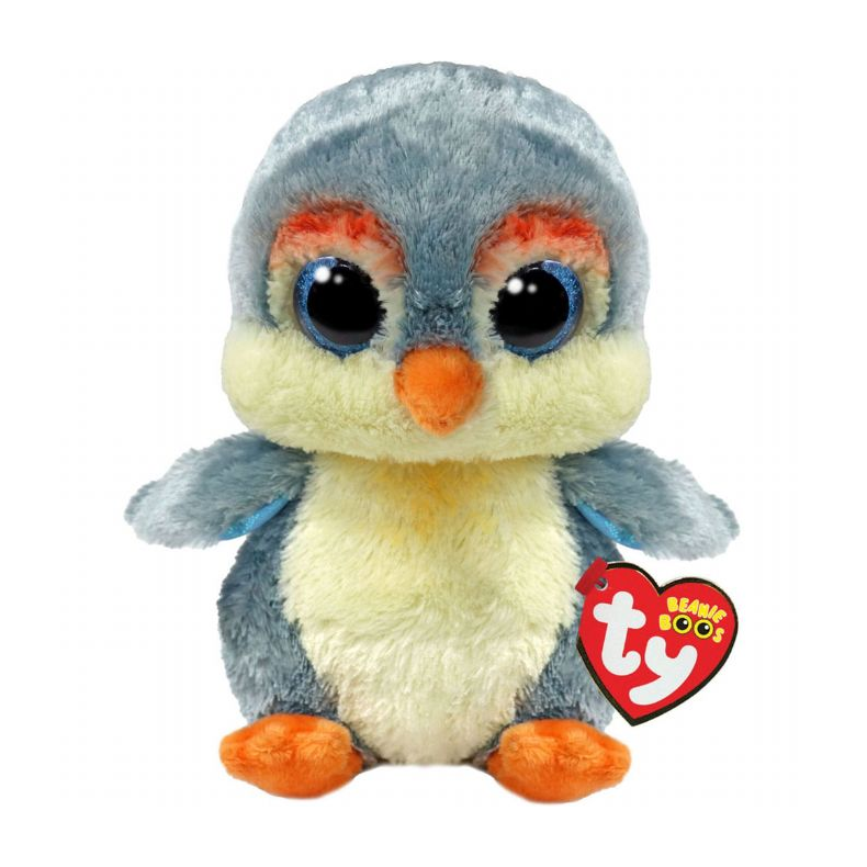 Beanie Boos Fisher Penguin Grey 15 cm