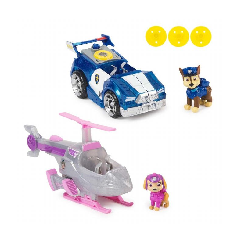 Paw Patrol Chase &amp; Skye Movie Biler