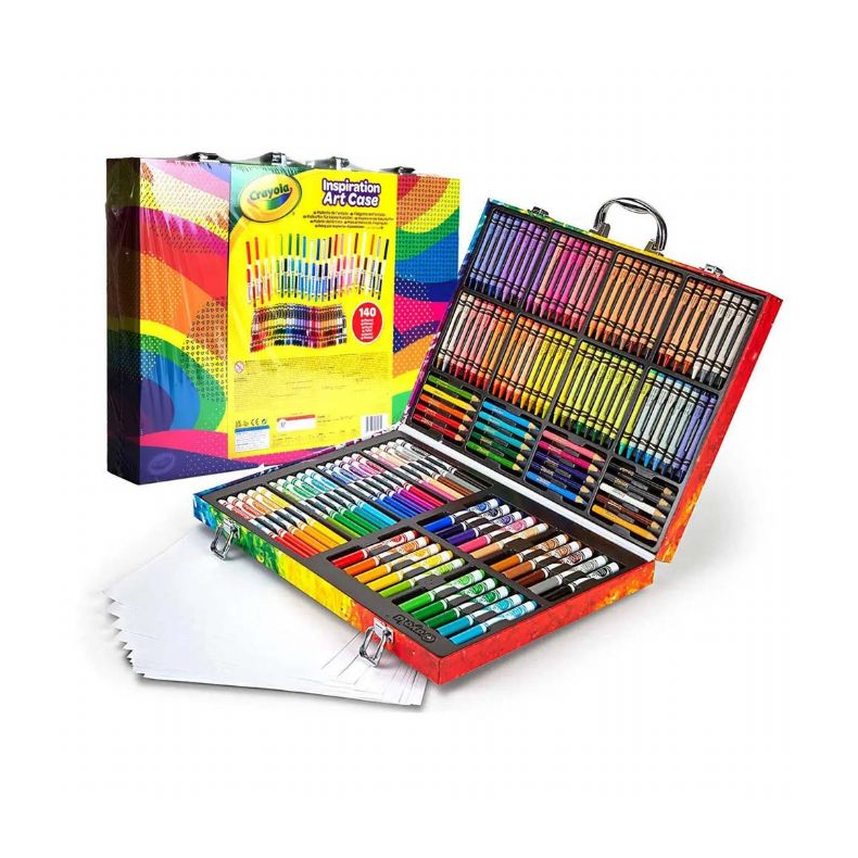 Crayola Kmpe Malekuffert med 140 Dele